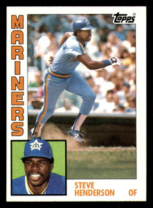 1984 Topps #501 Steve Henderson VG Seattle Mariners 1984 Topps #501 Steve Henderson VG Seattle Mariners