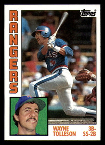 1984 Topps #557 Wayne Tolleson VG Texas Rangers 