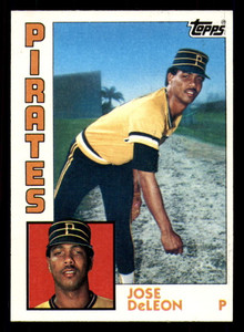 1984 Topps #581 Jose DeLeon VG RC Rookie Pittsburgh Pirates 