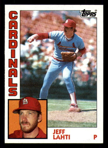 1984 Topps #593 Jeff Lahti VG St. Louis Cardinals 