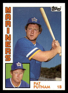 1984 Topps #636 Pat Putnam VG Seattle Mariners 