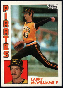 1984 Topps #668 Larry McWilliams VG Pittsburgh Pirates 