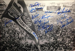 2008 World Series Champion Phillies Team Signed Photofile 12 x 36  Photoramic Photo - Under the Radar Sports