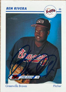Ben Rivera Autographed 1991 Line Drive AA #214
