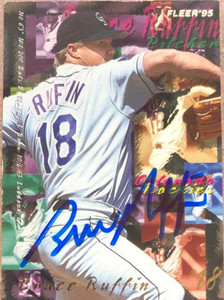 Bruce Ruffin Autographed 1995 Fleer #528