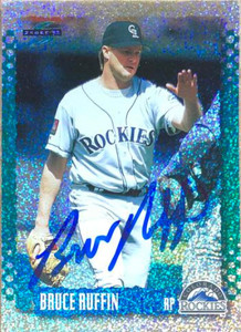 Bruce Ruffin Autographed 1995 Score Platinum Team Sets #189