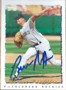 Bruce Ruffin Autographed 1995 Topps #625