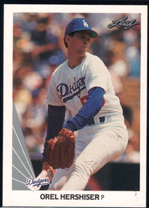 1990 Leaf #280 Orel Hershiser VG Los Angeles Dodgers 
