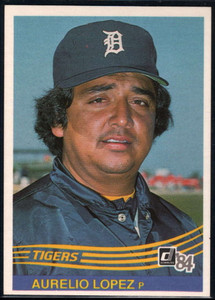 1984 Topps #95 Aurelio Lopez VG Detroit Tigers - Under the Radar Sports