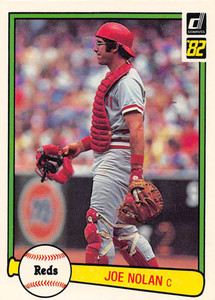 1982 Donruss #62 Joe Nolan VG Cincinnati Reds 