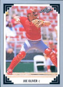 1991 Leaf #73 Joe Oliver VG Cincinnati Reds 