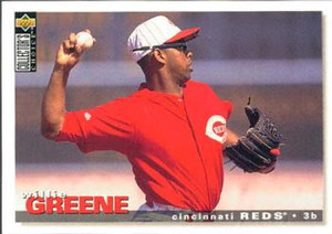 1995 Collector's Choice #428 Willie Greene VG Cincinnati Reds 