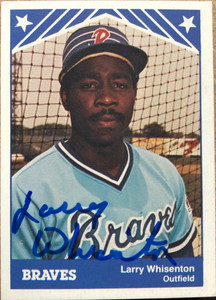 Larry Whisenton Signed 1979 Topps Baseball Card - Atlanta Braves – PastPros