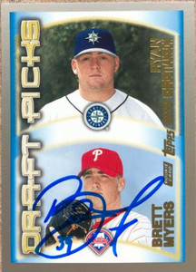 Brett Myers Autographed 2000 Topps #213 Rookie Card