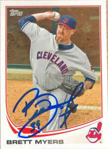 Brett Myers Autographed 2013 Topps #497