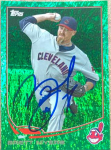 Brett Myers Autographed 2013 Topps - Emerald Foil #497