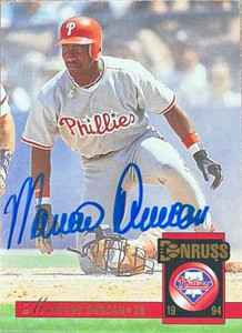 Mariano Duncan Autographed 1994 Donruss #614