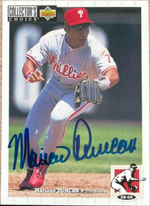 Mariano Duncan Autographed 1994 Collectors Choice #429