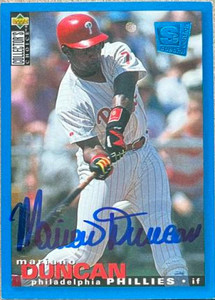 Mariano Duncan Autographed 1995 Collector's Choice SE #169