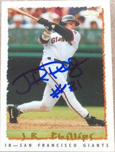 J.R. Phillips Autographed 1995 Topps #590