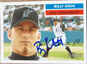 Billy Koch Autographed 2005 Topps Heritage #315