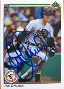 Joe Orsulak Autographed 1990 Upper Deck #270