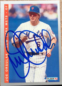 Joe Orsulak Autographed 1993 Fleer Final Edition #F-104