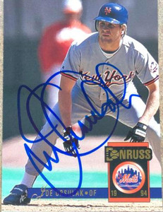 Joe Orsulak Autographed 1994 Donrus #270