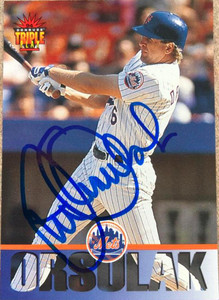 Joe Orsulak Autographed 1994 Triple Play #147
