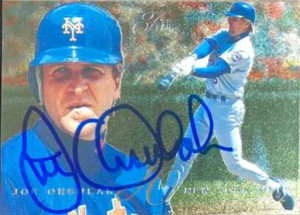 Joe Orsulak Autographed 1995 Flair #174
