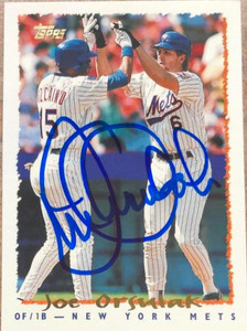 Joe Orsulak Autographed 1995 Topps #128