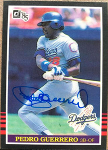 Pedro Guerrero Autographed 1984 Donruss Diamond Kings #24 - Under the Radar  Sports