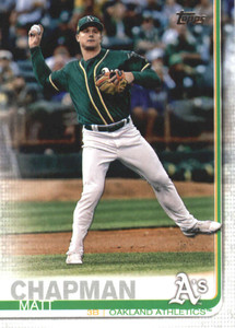 2019 Topps #166 Matt Chapman NM-MT Oakland Athletics 