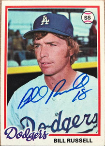 Bill Russell Autographed 1978 Topps #128