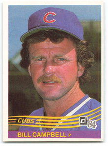 1984 Donruss #555 Bill Campbell VG Chicago Cubs 