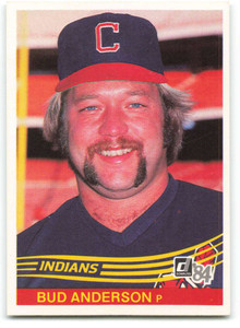 1984 Donruss #590 Bud Anderson VG Cleveland Indians 
