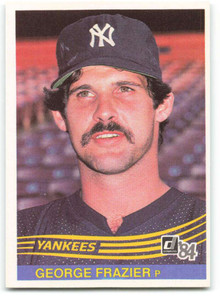 1984 Donruss #591 George Frazier VG New York Yankees 