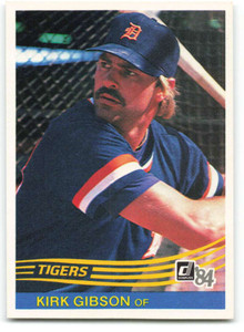 1984 Donruss #593 Kirk Gibson VG Detroit Tigers 