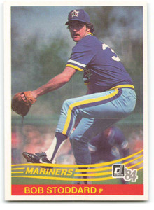 1984 Donruss #619 Bob Stoddard VG Seattle Mariners 