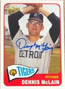 Denny McLain Autographed 2005 Topps All-Time Fan Favorites #56