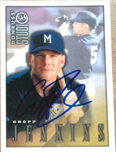 Geoff Jenkins Autographed 1998 Studio #91