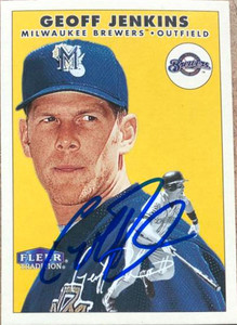 Geoff Jenkins Autographed 2000 Fleer Tradition #166