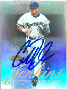 Geoff Jenkins Autographed 2000 Fleer Showcase #98