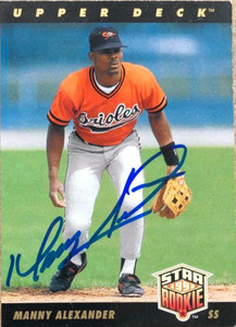 Manny Alexander Autographed 1993 Upper Deck #5