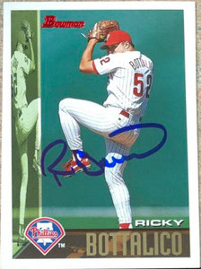 Ricky Bottalico Autographed 1995 Bowman #275