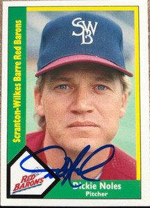 Dickie Noles Autographed 1990 CMC #231