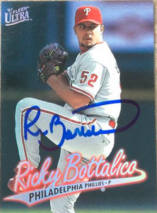 Ricky Bottalico Autographed 1997 Fleer Ultra #353 Philadelphia Phillies Card
