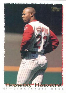1995 Topps #381 Thomas Howard VG  Cincinnati Reds 