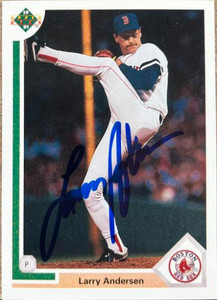 Larry Andersen Autographed 1991 Upper Deck #41