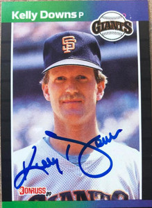 Kelly Downs Autographed 1989 Donruss #367